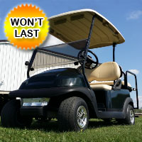48V Black Golf Cart Electric Club Car Precedent