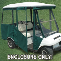 Brand New Club Car DS 2000+ Four Passenger Sunbrella Golf Cart Enclosure