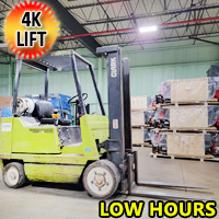 Clark Forklift 4,000 Lift Cap. Heavy Duty Propane Forklift With 650 Hrs. - 2 Stage Mast - Automatic