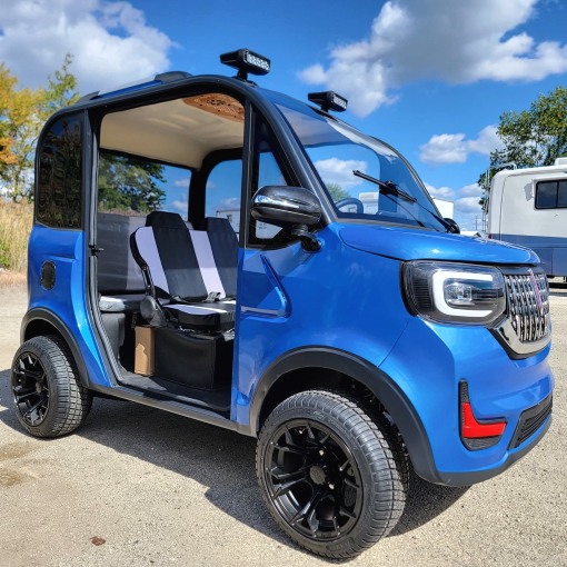 LE Doorless Coco Coupe Electric Golf Car Small LSV Low Speed Vehicle