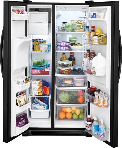 Frigidaire FFSS2615TE Refrigerator 25.5 cu. ft. Side By Side Fridge ...