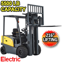 Electric Forklift Truck 5500 Lbs. 216" Lifting - FULL AC - FB25R