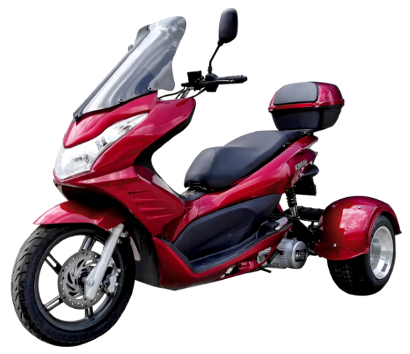 150cc 3 Wheel Trike Scooter PST150-17 Automatic 4 Moped