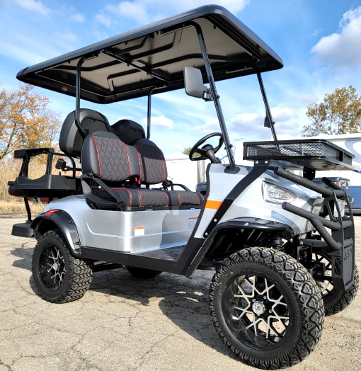 48V Electric Golf Cart 4 Seater Lifted Renegade Edition Utility Golf ...