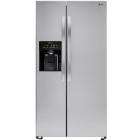 LG LSXS26336S 26.2 cu. ft. Side-by-Side Refrigerator - Stainless Steel (Scratch and Dent Model)