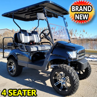 Brand New Charger 48V Electric Crew Golf Cart Four Seater W/Front & Rear Cameras - MM-MGC2X