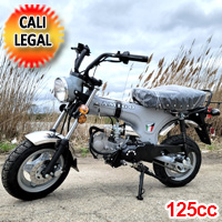 125cc Manual 4-Speed w/Clutch Motorcycle Moped Scooter Compare To CT70 4 Speed Semi-Auto - ROCKY-125