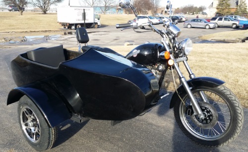 250cc Motorcycle with Sidecar RTD Road Cat