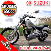 2009 Suzuki Boulevard S40 650cc Motorcycle Cruiser Bike - EXCELLENT CONDITION