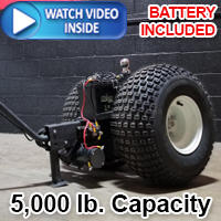 Brand New High Quality Heavy Duty Powered Motorized Trailer Dolly - 5000lb Capacity - Iron 5k