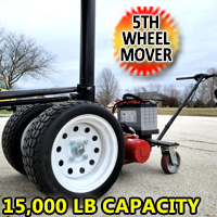 5th Wheel Mover Electric Powered RV Transformer Trailer Dolly - 15000lb Capacity