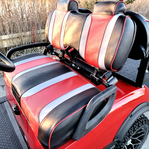 Terminator 48v Electric Golf Cart Four Seater NEW W/PLOW - Massive Rims ...