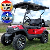 Terminator 48v Electric Golf Cart Four Seater BRAND NEW - Massive Rims/Tires Flip Seat & Optionally Fully Loaded