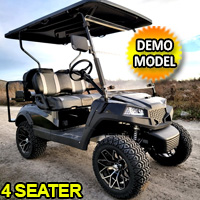 Terminator 48v Electric Golf Cart Four Seater BRAND NEW - Massive Rims/Tires Flip Seat & Optionally Fully Loaded - White
