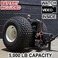 High Quality Heavy Duty Powered Motorized Trailer Dolly - 5000lb Capacity - Iron 5k