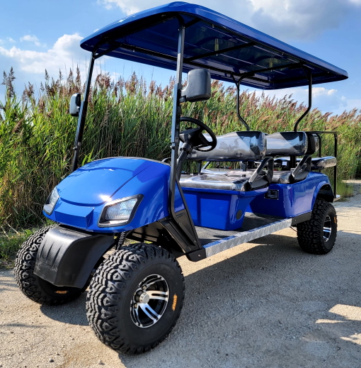 6 Passenger WildCat Electric Golf Cart Limo LSV Low Speed Vehicle Six Seater  - 48v