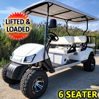 6 Passenger WildCat Electric Golf Cart Limo LSV Low Speed Vehicle Six Seater - 48v