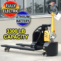 Electric Powered Pallet Jack - Lithium Ion Motorized 3,000 lb. Capacity Pallet Truck - AW15Li