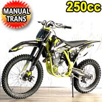 250cc XTR 250 K5 Pro Dirt Bike 5 Speed Manual With Electric / Kick Start