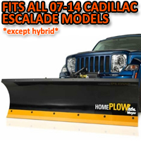 Fits All Cadillac Escalade 07-14 Models (Except Hybrid) - Meyer Home Plow Hydraulically-Powered Lift w/Both Wireless & Wired Controllers - Auto-Angle Snow Plow