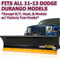 Fits All Dodge Durango 11-13 Models - Meyer Home Plow Hydraulically-Powered Lift w/Both Wireless & Wired Controllers - Auto-Angle Snow Plow