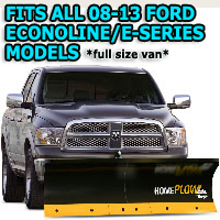 Fits All Ford Econoline/E-Series 08-13(full size van) Models - Meyer Home Plow Basic Electric Lift Snowplow
