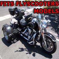 Outlaw Series Motorcycle Trike Kit - Fits All Flyscooters Models