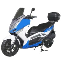 150cc PMZ150-T9 Air Cooled 4 Stroke Moped Scooter w/ Aluminum Wheels