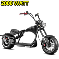 2000 Watt 60v Fat Tire Electric Harley Citycoco Scooter