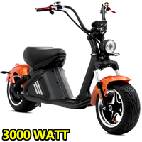 3000 Watt 60v Fat Tire Electric Scooter - M2