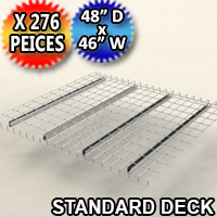Standard Mesh Deck 48"d x 46"w - 276 Piece Pack - C-ITC01-4846-G