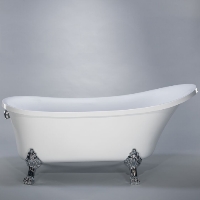 Freestanding Bathtub Modern Seamless Acrylic Bathtub - Cesano