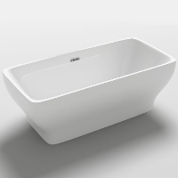 Freestanding Bathtub Modern Seamless Acrylic Bathtub - Como