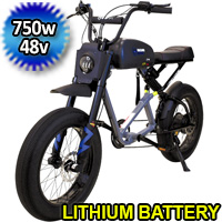 E-14 Urban Runner Electric Bike 750 Watt 48 Volt Lithium Powered Bicycle