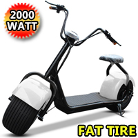 2000W Electric 60V E-Mod Wide Fat Tire Scooter Ebike Design Like CityCoco Bike