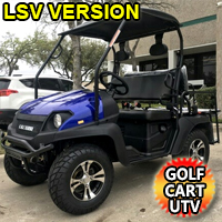 LSV Gas Golf Cart UTV Hybrid Linhai Big Horn 200 GVX Low Speed Vehicle Side by Side UTV With Custom Rims/Tires
