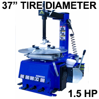 Single 1.5HP Tire Changer Wheel Changers Machine with New Double Foot Pedal - Model 560