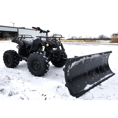 How Much Snow Can an ATV Plow?